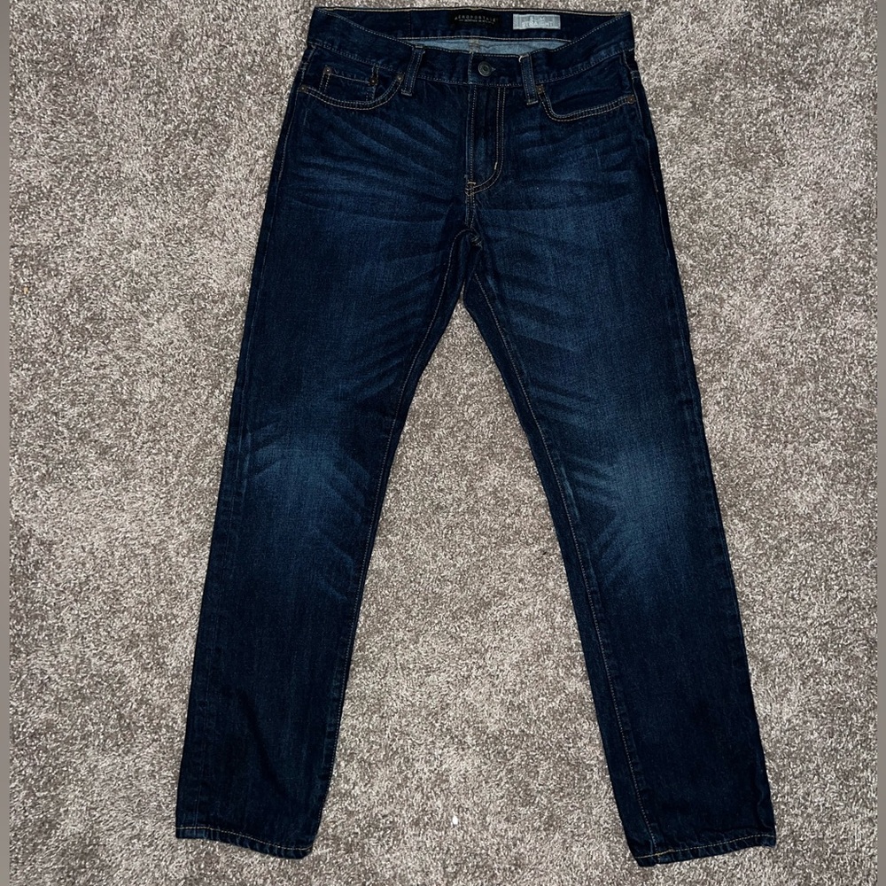 Men’s Aeropostale 29/30 Slim Straight Dark Blue Jeans
